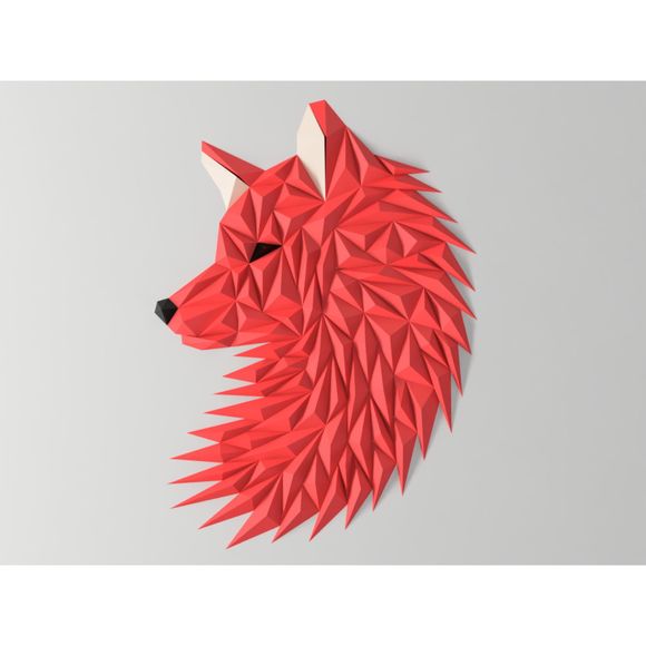 DGEmily Wolf Head Wall Art | Large-Scale Wall Decor | Custom Sizes!! - Picture 3 of 6